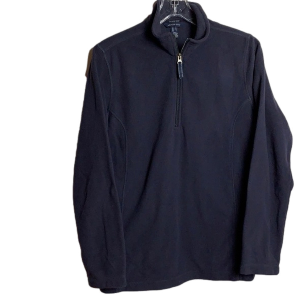 LANDS End  Navy polar fleece.